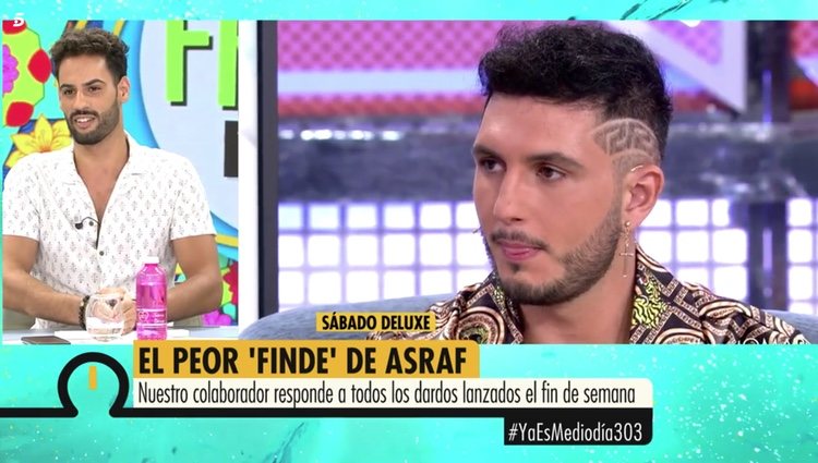 Asraf Beno declara estar cansado de Omar Montes en 'Ya es mediodía' Foto: Telecinco