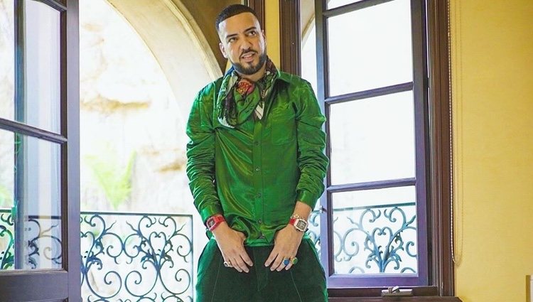 French Montana con un chandal verde muy de su estilo / Foto: Instagram