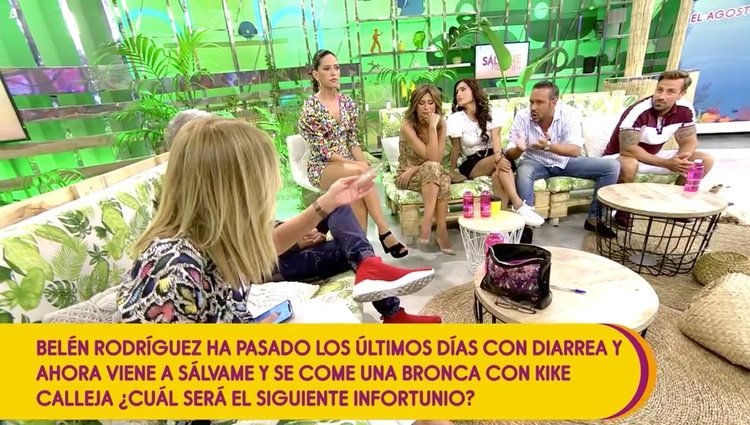 Belén Rodríguez y Kike Calleja tienen una tremenda discusión en 'Sálvame' Foto: Telecinco