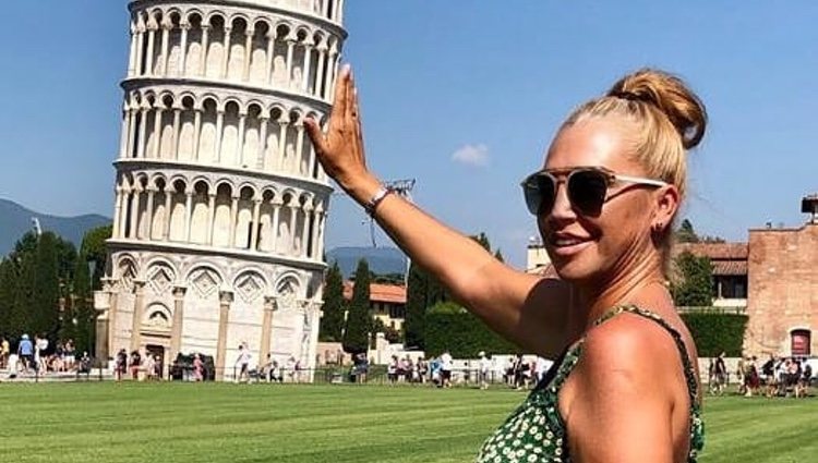 Belén Esteban en Pisa durante sus vacaciones/Foto: Instagram