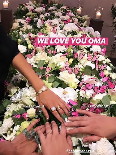Gigi Hadid dando el último adiós a su abuela | Instagram Gigi Hadid