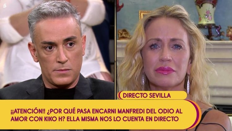Kiko Hernández pidiendo disculpas a Encarni Manfredi | Telecinco.es