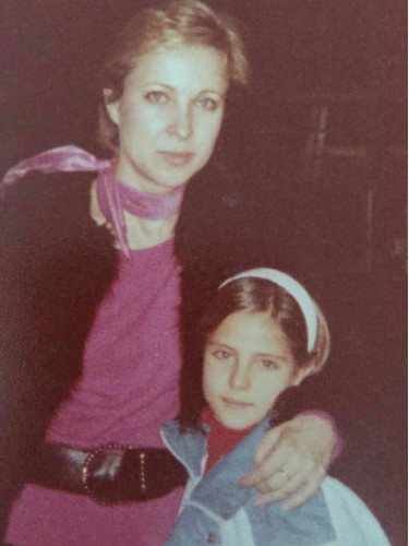 Elsa Pataky, con su madre, cuando era pequeña/Foto:Instagram