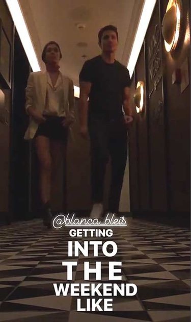 Álex González divirtiéndose con Blanca Bleis/ Foto: Instagram