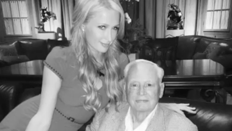 Paris Hilton junto a su abuelo en el vídeo que subió recordándole / Foto: Instagram