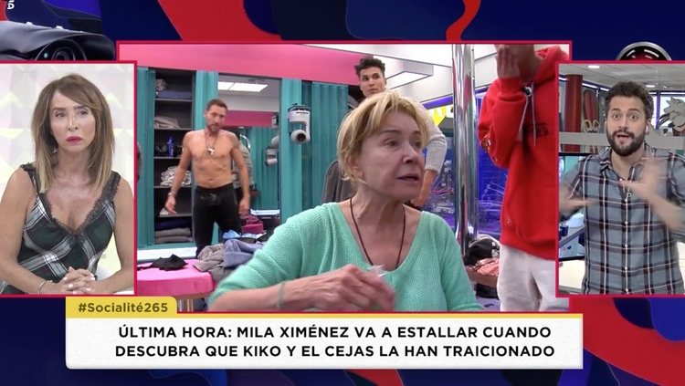 María Patiño comentando el concurso de Mila Ximénez | Telecinco.es