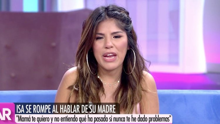 Chabelita Pantoja llorando en 'AR' al hablar del problema con su madre / Telecinco.es