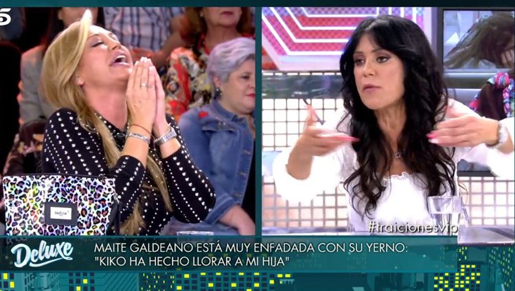 Belén Esteban y Maite Galdeano en 'Sábado Deluxe'| via: Telecinco.es