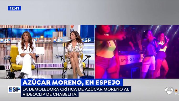 Las Azúcar Moreno en 'Espejo Público'|vía: Antena3.com