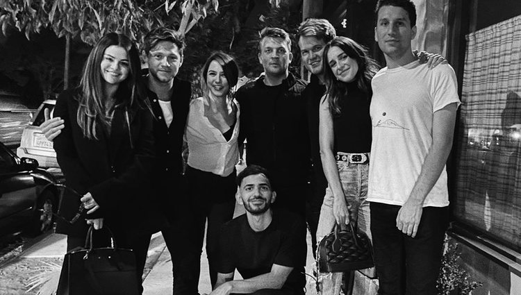 Selena Gomez y Niall Horan junto a unos amigos/Foto: Instagram