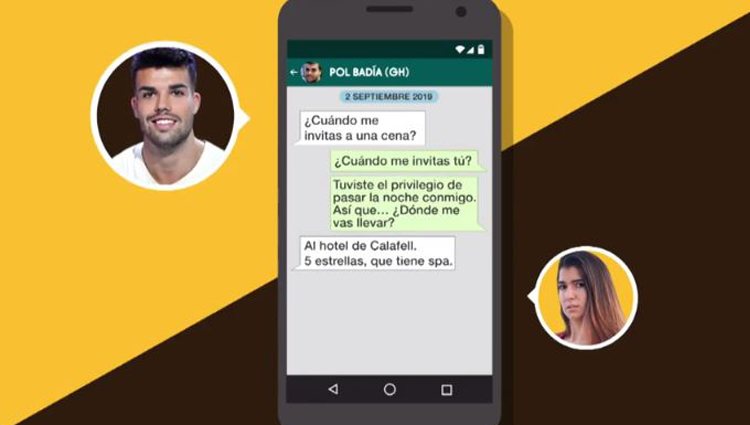 Los WhatsApp de la conversación| vía: Telecinco.es