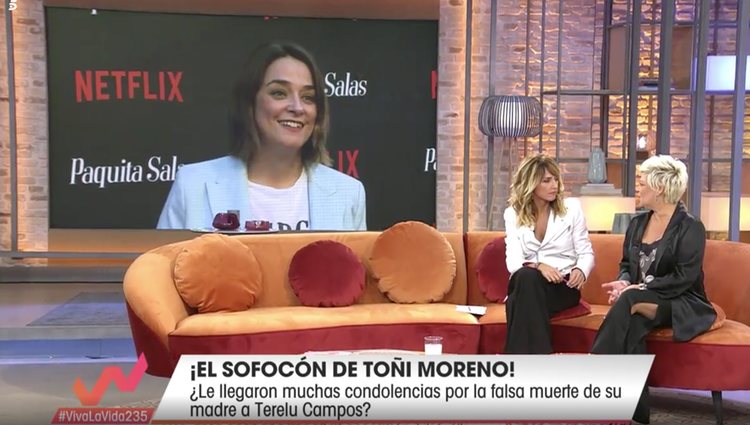 Emma García y Terelu en 'Viva la Vida'/Foto: telecinco.es