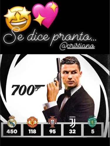 Cristiano Ronaldo como James Bond/ Foto: Instagram