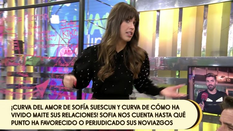 Sofía Suescun y su curva del amor en 'Sálvame' | Telecinco.es