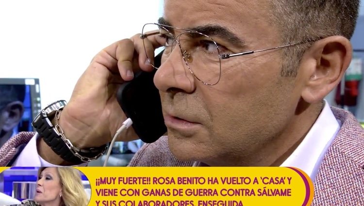 Jorge Javier Vázquez dando su opinión sobre Mila Ximénez | Foto: telecinco.es