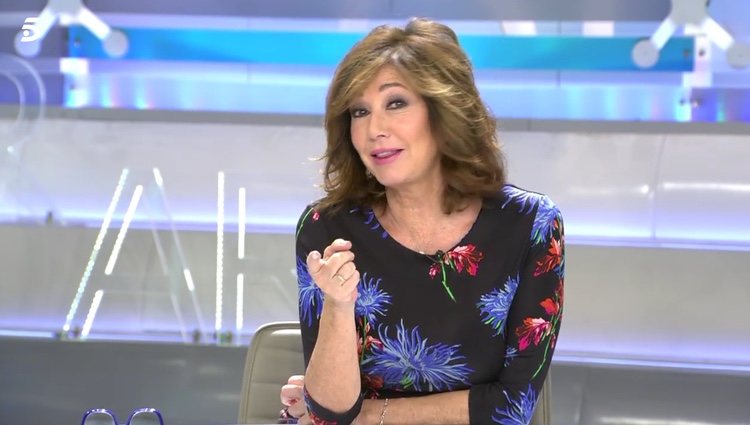 Ana Rosa Quintana dando la noticia del embarazo de Arrimadas / Telecinco.es