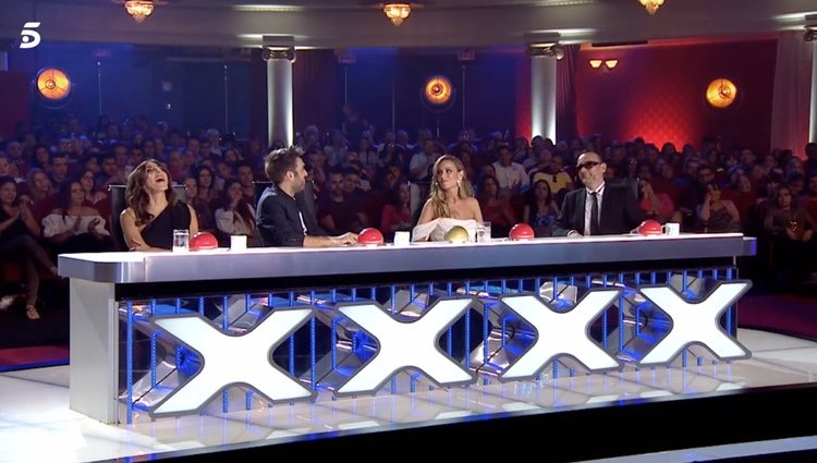 Risto Mejide y Dani Martínez bromeando en 'Got Talent 5' / Foto: Telecinco.es