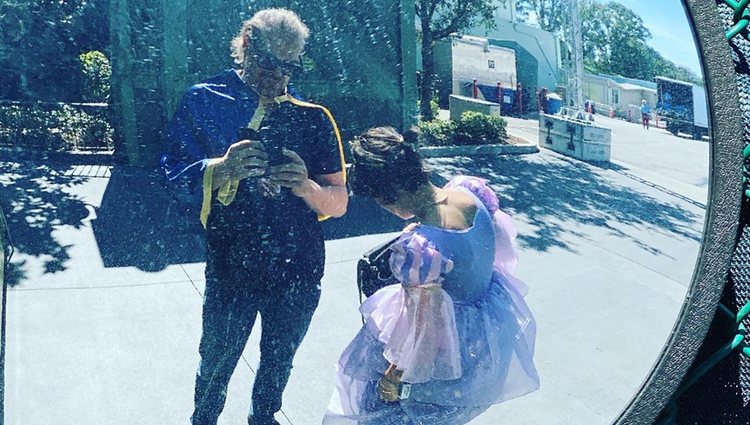 David Harbour y Lily Allen juntos/Foto: Instagram