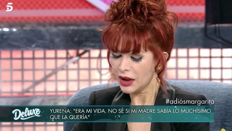 Yurena en el homenaje a su madre en 'Sábado Deluxe' | Telecinco.es