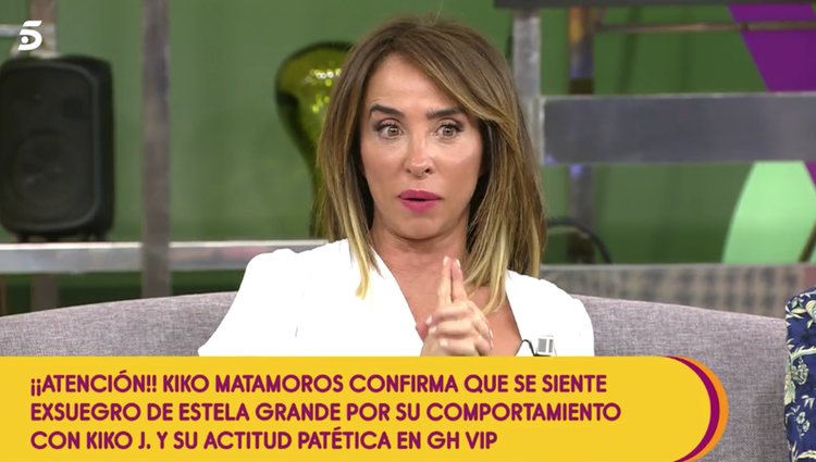 María Patiño en 'Sálvame'/Foto: telecinco.es