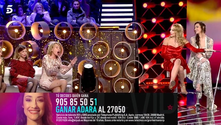 La bronca de Alba Carrillo y Mila Ximénez en el plató de 'GH VIP 7' / Telecinco.es