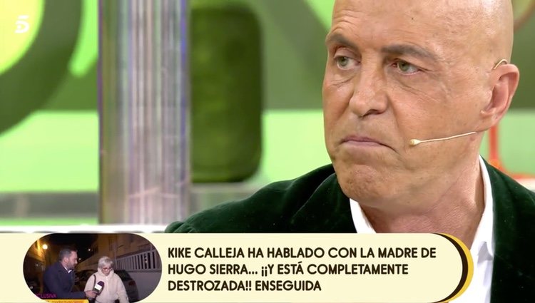 Kiko Matamoros hablando de la situación de su hijo en 'Sálvame'/ Foto: telecinco.es