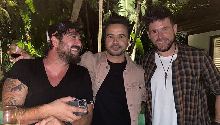 Antonio Orozco, Luis Fonsi y Pablo López | Instagram