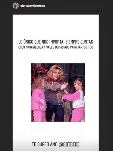 Mensaje que Gloria Camila le dedica a su sobrina | Instagram