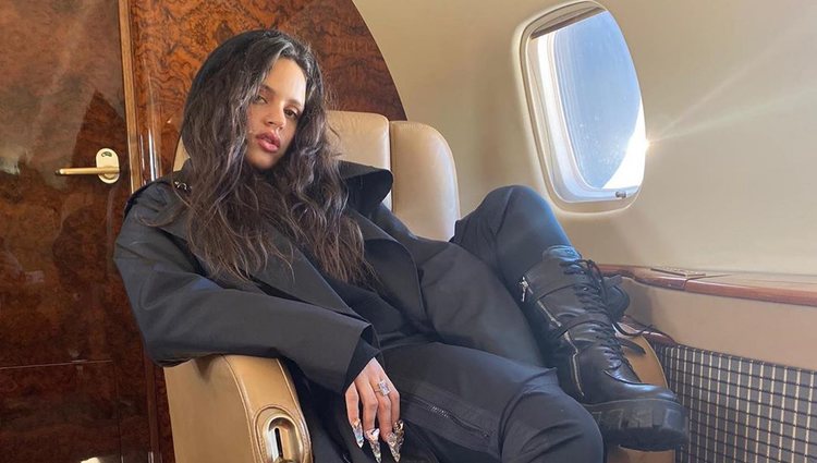 Rosalía suele viajar en jet privado dentro de EE.UU | Foto: Instagram