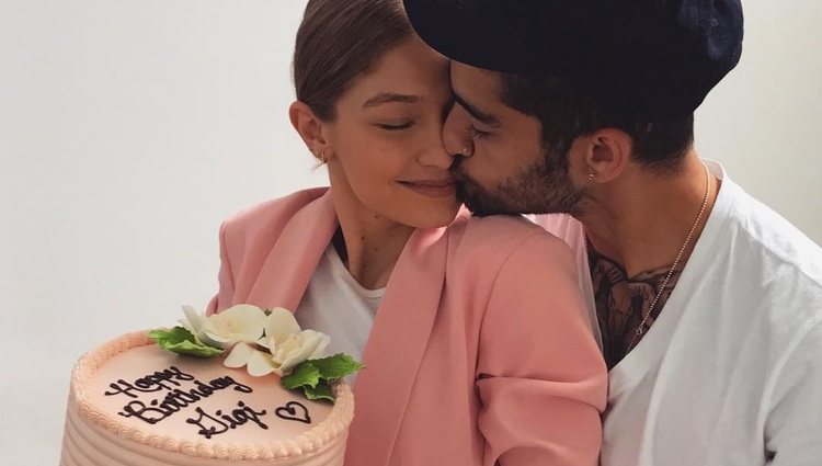 Zayn Malik Y Gigi Hadid celebrando juntos el cumpleaños de la modelo/Instagram