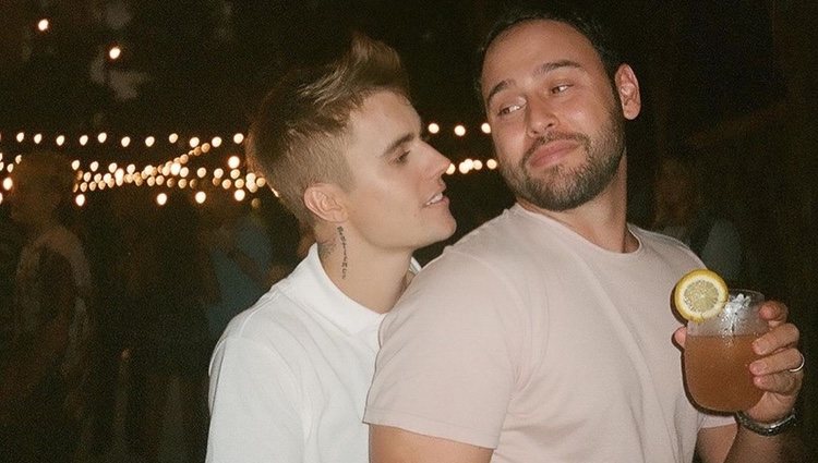 Scooter Braun junto a Justin Bieber / Foto: Instagram
