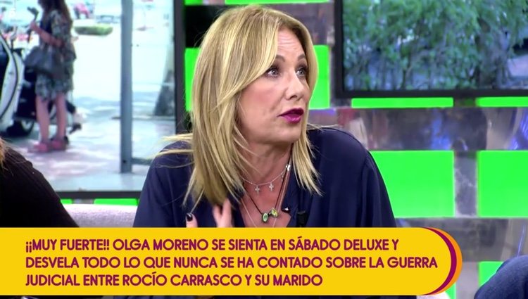 Belén Rodríguez en el programa de 'Sálvame'/ Foto: Telecinco.es