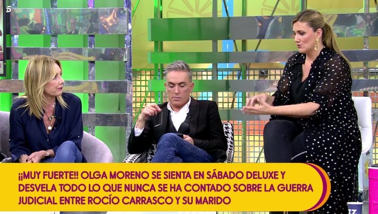 Belén Rodríguez opinando en 'Sálvame'/ Foto: Telecinco.es
