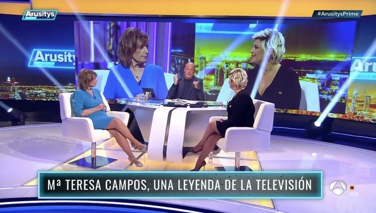 María Teresa Campos y Terelu en el programa 'Arusitys Prime' | Foto: Antena3.com