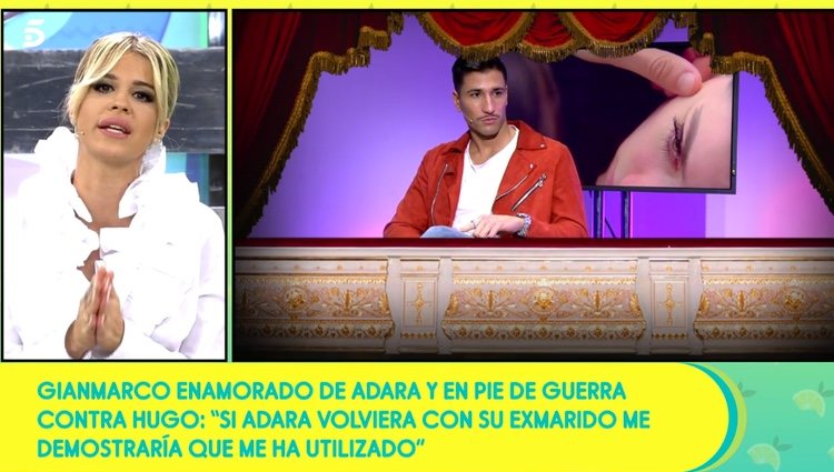 Gianmarco habla de sus sentimientos hacia Adara / Telecinco.es