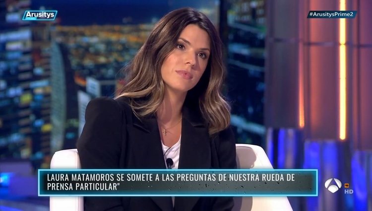 Laura Matamoros en el programa 'Arusitys Prime'/ Foto: Antena3.com
