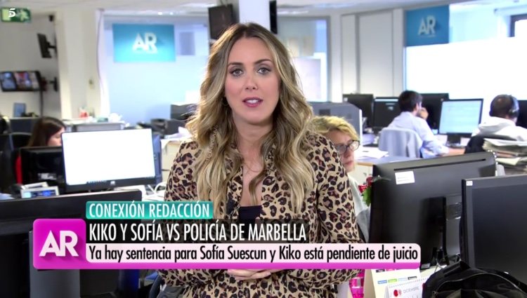 La periodista Nuria Chavero en 'El programa de Ana Rosa'/ Foto: Telecinco.es