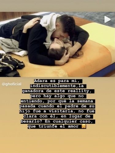Mensaje de Violeta Mangriñán en Instagram sobre Adara y Gianmarco/ Foto: Instagram