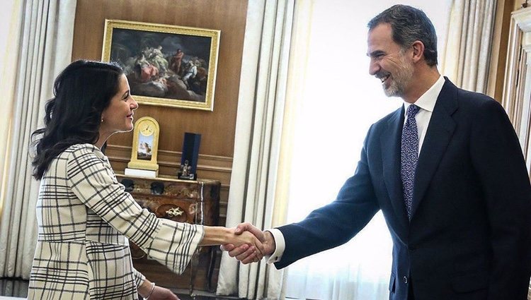 Inés Arrimadas se reúne con el Rey Felipe/Instagram
