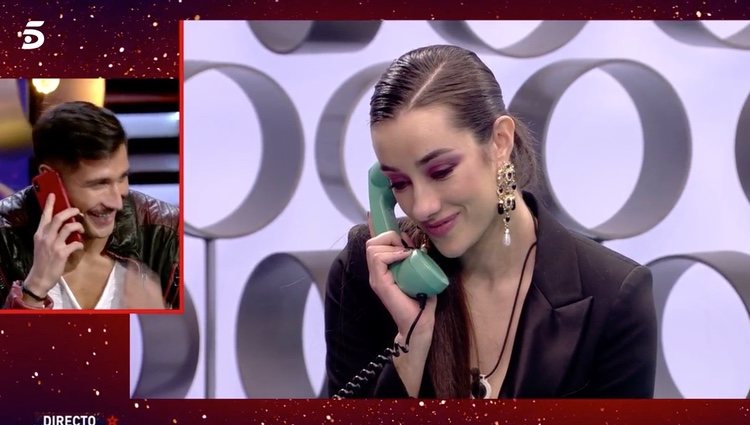 Adara y Gianmarco hablan por teléfono | Foto: telecinco.es