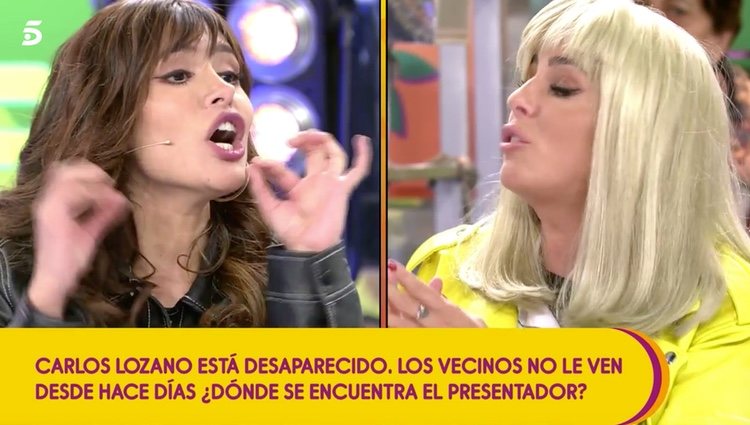 Miriam Saavedra vs Anabel Pantoja en 'Sálvame' / Telecinco.es