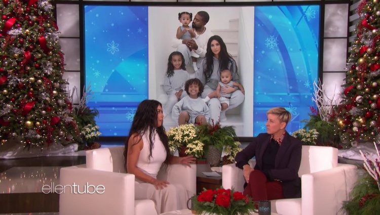 Kim Kardashian en el programa de Ellen DeGeneres / Foto: Youtube.com