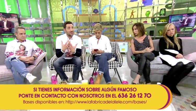 Antonio David Flores discutiendo con María Patiño en 'Sálvame' | Foto: Telecinco.es