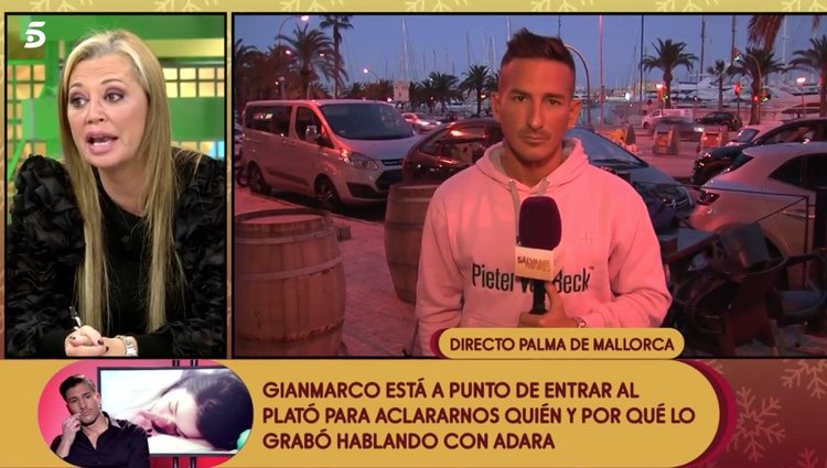 Belén Esteban hablando de Adara en 'Sálvame'|Foto: telecinco.es