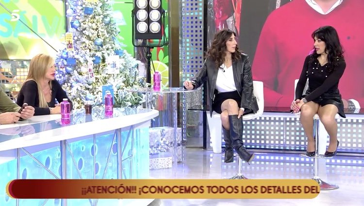 Maite Galdeano defendiendo a su hija en 'Sálvame' | Foto: Telecinco.es