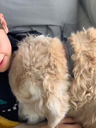 Alba Carrillo se despide su perra Lanas/Instagram