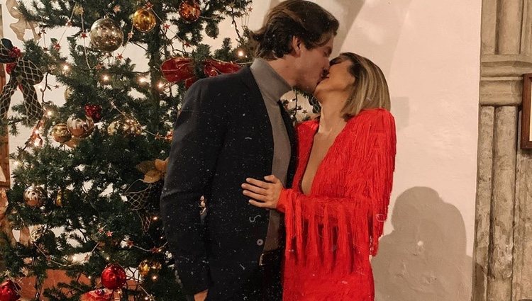 Anna Ferrer felicita el Año Nuevo a su pareja Iván martín/Instagram