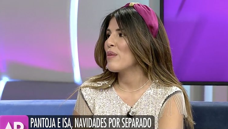 Isa Pantoja en 'El Programa de Ana Rosa'| Foto: Telecinco.es