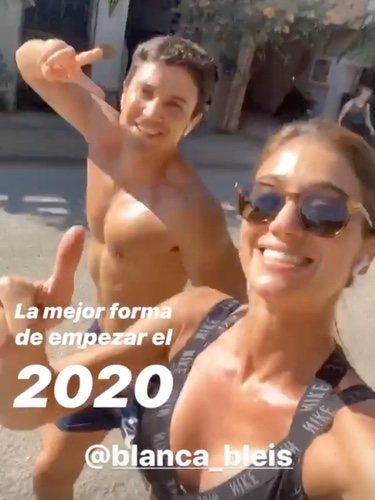 Álex González con Blanca Bleis en Tulum/ Foto: Instagram