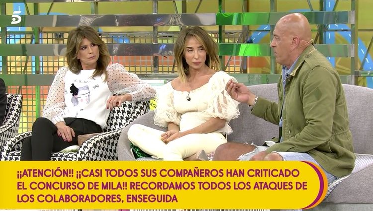 Kiko Matamoros discutiendo con Gema López y María Patiño en 'Sálvame'/ Foto: telecinco.es